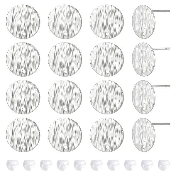 PandaHall BENECREAT 16 Pcs Real Platinum Plated Brass Earring Posts, 12 mm Textured Flat Round Stud Earring, Stud Earring Findings with...
PandaHall BENECREAT 16 Pcs Real Platinum Plated Brass Earring Posts, 12 mm Textured Flat Round Stud Earring, Stud Earring Findings with...