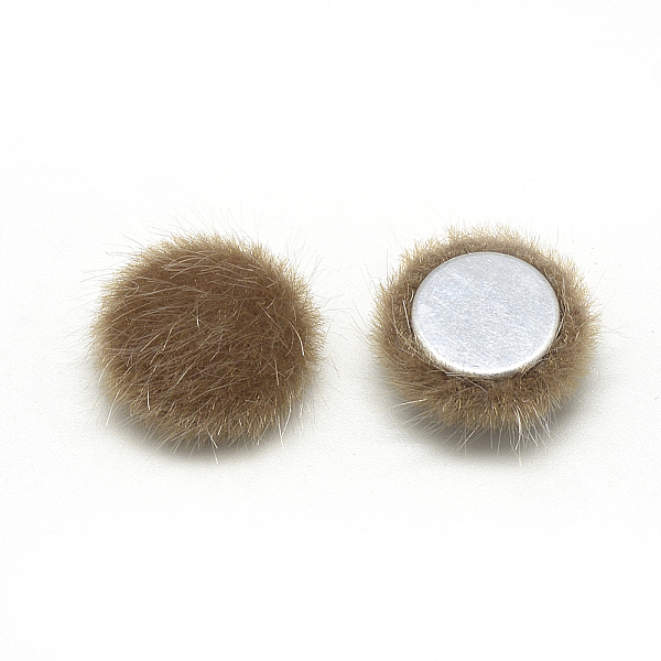 PandaHall Faux Mink Fur Covered Cabochons, with Aluminum Bottom, Half Round/Dome, Camel, 25x6mm Fibre Half Round Brown
PandaHall Faux Mink Fur Covered Cabochons, with Aluminum Bottom, Half Round/Dome, Camel, 25x6mm Fibre Half Round Brown