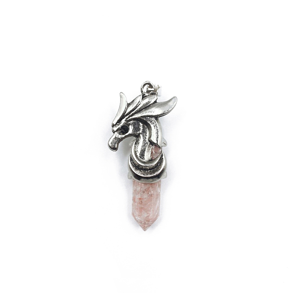 PandaHall Cherry Quartz Glass Resin Pointed Pendants, Eagle Charms with Platinum Plated Alloy Findings, 45x23mm Cherry Quartz Glass Eagle
PandaHall Cherry Quartz Glass Resin Pointed Pendants, Eagle Charms with Platinum Plated Alloy Findings, 45x23mm Cherry Quartz Glass Eagle