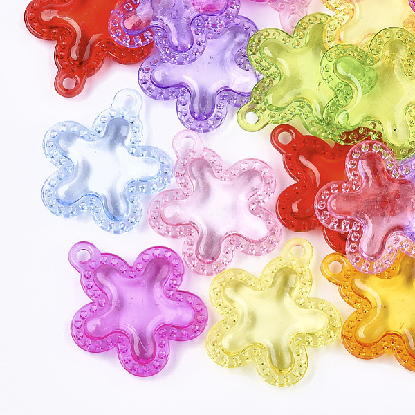 PandaHall Transparent Acrylic Pendants, Flower, Mixed Color, 36x32x7mm, Hole: 2mm, about 174pcs/500g Acrylic Flower Multicolor
PandaHall Transparent Acrylic Pendants, Flower, Mixed Color, 36x32x7mm, Hole: 2mm, about 174pcs/500g Acrylic Flower Multicolor