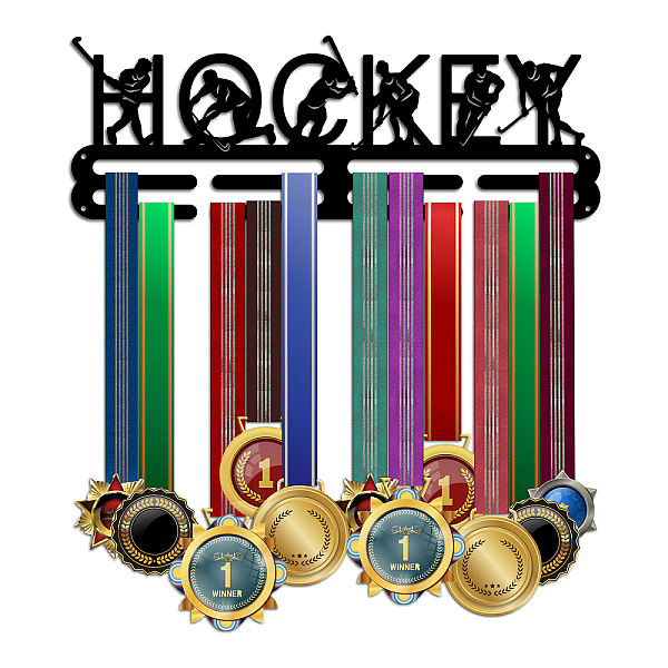 PandaHall Sports Theme Iron Medal Hanger Holder Display Wall Rack, with Screws, Gymnastics Pattern, 150x400mm Iron Sports Black
PandaHall Sports Theme Iron Medal Hanger Holder Display Wall Rack, with Screws, Gymnastics Pattern, 150x400mm Iron Sports Black
