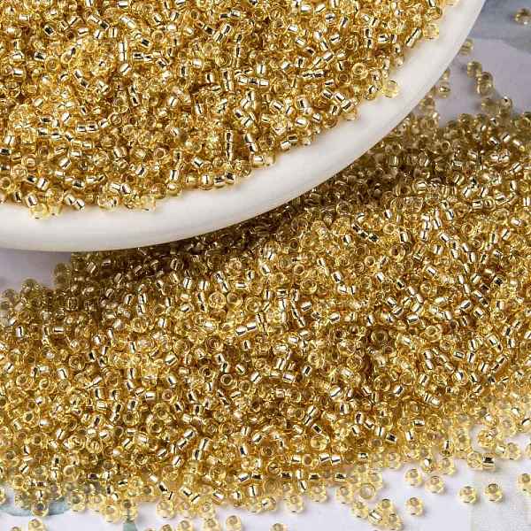 PandaHall MIYUKI Round Rocailles Beads, Japanese Seed Beads, (RR3) Silverlined Gold, 15/0, 1.5mm, Hole: 0.7mm, about 5555pcs/bottle...
PandaHall MIYUKI Round Rocailles Beads, Japanese Seed Beads, (RR3) Silverlined Gold, 15/0, 1.5mm, Hole: 0.7mm, about 5555pcs/bottle...