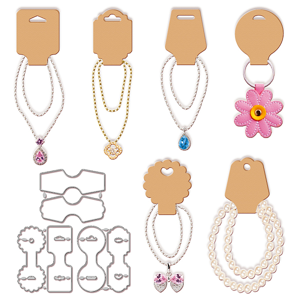 PandaHall GLOBLELAND Necklace Display Card Cutting Dies for Card Making Hanging Jewelry Storage Card Metal Die Cuts Cutting Dies Template...
PandaHall GLOBLELAND Necklace Display Card Cutting Dies for Card Making Hanging Jewelry Storage Card Metal Die Cuts Cutting Dies Template...