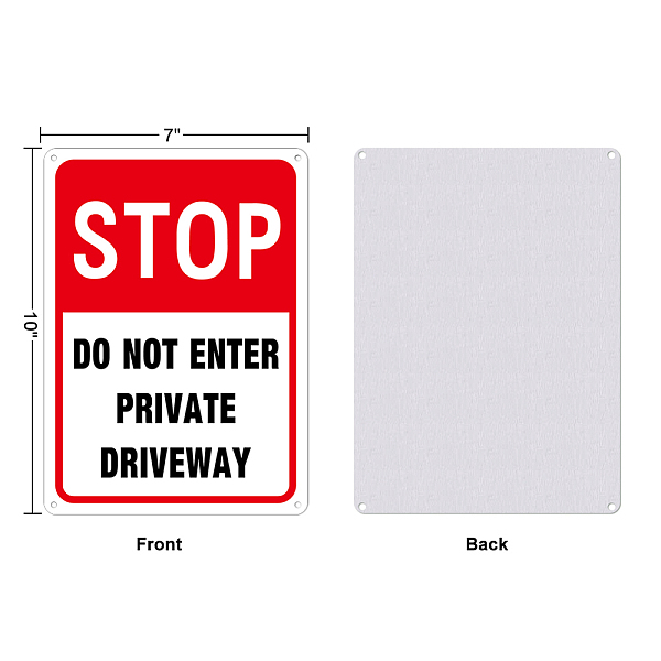 PandaHall UV Protected & Waterproof Aluminum Warning Signs, Colorful, 250x180x0.8mm, Hole: 4mm Aluminum
PandaHall UV Protected & Waterproof Aluminum Warning Signs, Colorful, 250x180x0.8mm, Hole: 4mm Aluminum