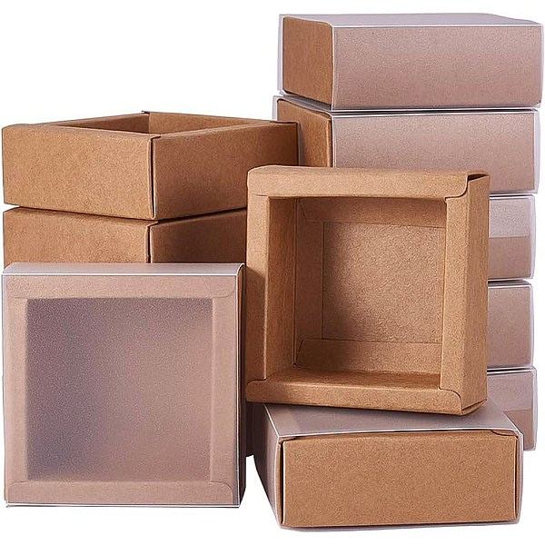 PandaHall Kraft Paper Jewelry Boxes, with PVC, BurlyWood, Unfold: 23.9x23.7x0.05cm, Box: 8.3x8.3x3.2cm, Inner Size: 6.73x6.73x3cm Paper..., Orange
PandaHall Kraft Paper Jewelry Boxes, with PVC, BurlyWood, Unfold: 23.9x23.7x0.05cm, Box: 8.3x8.3x3.2cm, Inner Size: 6.73x6.73x3cm Paper..., Orange