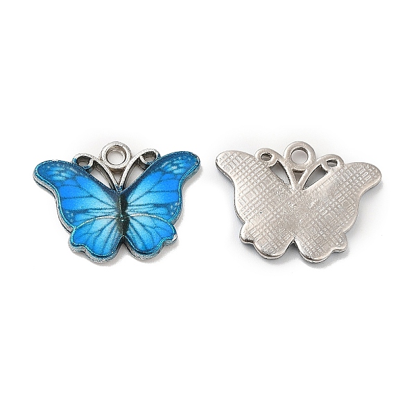 PandaHall Alloy Enamel Pendants, Long-Lasting Plated, Cadmium Free & Nickel Free & Lead Free, Platinum, Butterfly Charm, Deep Sky Blue...
PandaHall Alloy Enamel Pendants, Long-Lasting Plated, Cadmium Free & Nickel Free & Lead Free, Platinum, Butterfly Charm, Deep Sky Blue...