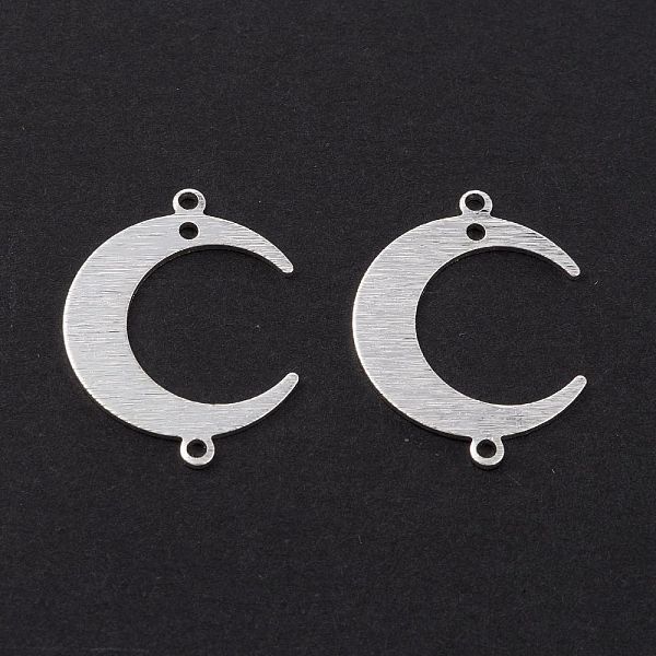 PandaHall Brass Link Connectors, Long-Lasting Plated, Moon, Silver Color Plated, 16.5x22x0.8mm, Hole: 1.2mm Brass Moon
PandaHall Brass Link Connectors, Long-Lasting Plated, Moon, Silver Color Plated, 16.5x22x0.8mm, Hole: 1.2mm Brass Moon
