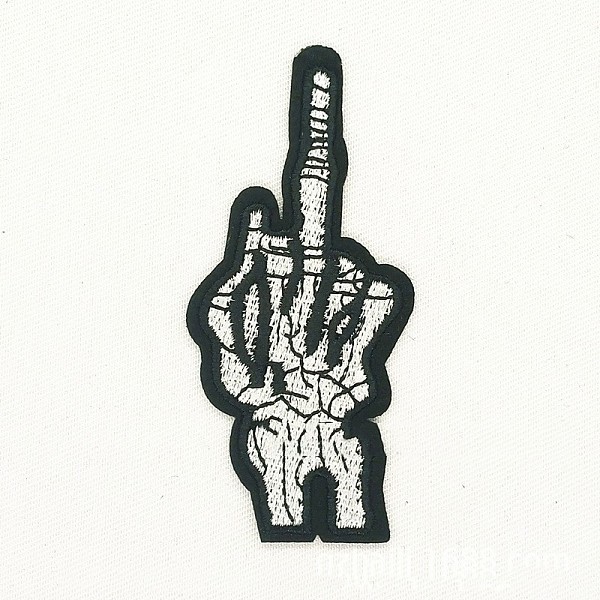 PandaHall Computerized Embroidery Cloth Iron on/Sew on Patches, Costume Accessories, Skull Hand, White, 8.8x4.2cm Cloth Skull White
PandaHall Computerized Embroidery Cloth Iron on/Sew on Patches, Costume Accessories, Skull Hand, White, 8.8x4.2cm Cloth Skull White