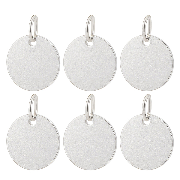 PandaHall BENECREAT 6Pcs 925 Sterling Silver Charms, Blank Flat Round, with Jump Rings, Silver, 8x0.6mm, Hole: 2mm Sterling Silver Flat...
PandaHall BENECREAT 6Pcs 925 Sterling Silver Charms, Blank Flat Round, with Jump Rings, Silver, 8x0.6mm, Hole: 2mm Sterling Silver Flat...