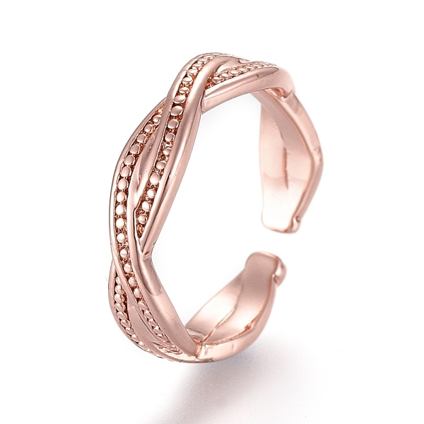 PandaHall Adjustable Brass Toe Rings, Open Cuff Rings, Open Rings, Infinity Band Rings, Rose Gold, Size 4, Inner Diameter: 14.5mm Brass
PandaHall Adjustable Brass Toe Rings, Open Cuff Rings, Open Rings, Infinity Band Rings, Rose Gold, Size 4, Inner Diameter: 14.5mm Brass