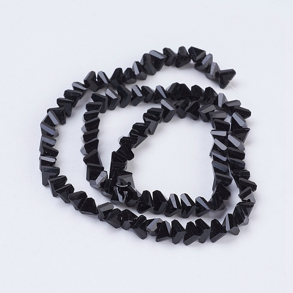 PandaHall Opaque Glass Beads Strands, Faceted, Triangle, Black, 4.5x5x6mm, Hole: 1mm, about 100pcs/strand, 13.7 inch(35cm) Glass Triangle...
PandaHall Opaque Glass Beads Strands, Faceted, Triangle, Black, 4.5x5x6mm, Hole: 1mm, about 100pcs/strand, 13.7 inch(35cm) Glass Triangle...