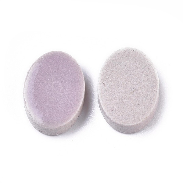 PandaHall Porcelain Cabochons, Oval, Thistle, 12.5x18x5mm, 60pcs/bag Porcelain Oval Purple
PandaHall Porcelain Cabochons, Oval, Thistle, 12.5x18x5mm, 60pcs/bag Porcelain Oval Purple