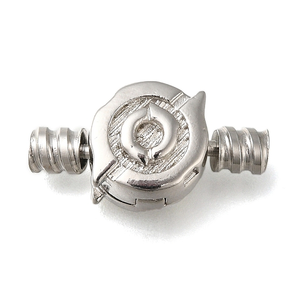 PandaHall Brass European Style Clasps, Flat Round, Platinum, 21mm, Hole: 3.2mm Brass Flat Round
PandaHall Brass European Style Clasps, Flat Round, Platinum, 21mm, Hole: 3.2mm Brass Flat Round