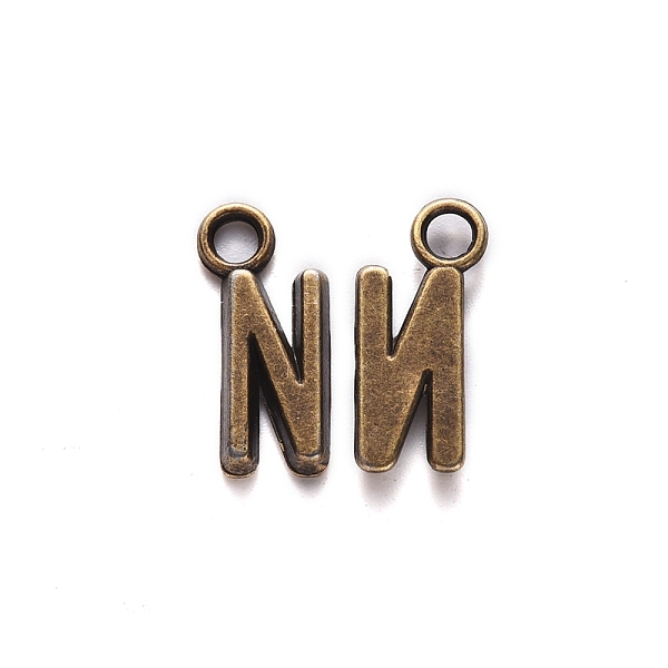 PandaHall Tibetan Style Alloy Pendants, Cadmium Free & Nickel Free & Lead Free, Letter N, N:16x7.5x2mm, Hole: 2mm Alloy Letter
PandaHall Tibetan Style Alloy Pendants, Cadmium Free & Nickel Free & Lead Free, Letter N, N:16x7.5x2mm, Hole: 2mm Alloy Letter