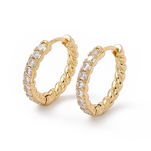 PandaHall Clear Cubic Zircon Hoop Earrings, Rack Plating Brass Jewelry for Women, Cadmium Free & Nickel Free & Lead Free, Real 18K Gold...
PandaHall Clear Cubic Zircon Hoop Earrings, Rack Plating Brass Jewelry for Women, Cadmium Free & Nickel Free & Lead Free, Real 18K Gold...