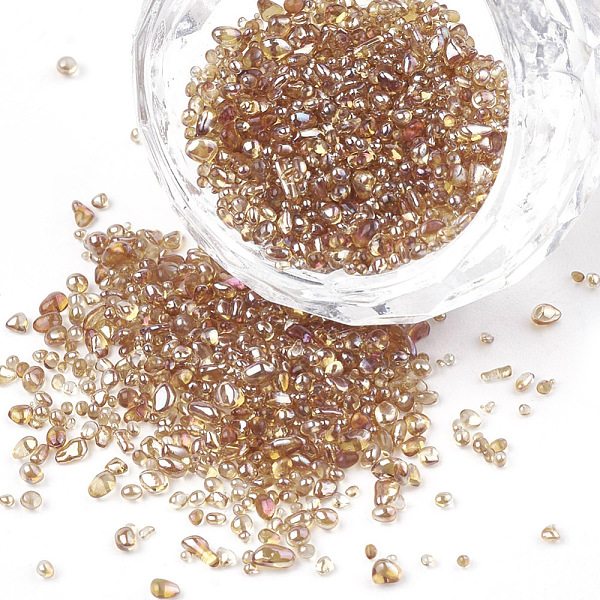 PandaHall Plated Glass Seed Beads, For Nail Art Decoration Accessories, No Hole/Undrilled, Chip, Sandy Brown, 1.5~5x1.5~2x1.5~2mm, about...
PandaHall Plated Glass Seed Beads, For Nail Art Decoration Accessories, No Hole/Undrilled, Chip, Sandy Brown, 1.5~5x1.5~2x1.5~2mm, about...
