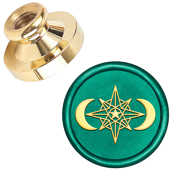 PandaHall Wax Seal Brass Stamp Head, for Wax Seal Stamp, Star Pattern, 25x14.5mm Brass Star
PandaHall Wax Seal Brass Stamp Head, for Wax Seal Stamp, Star Pattern, 25x14.5mm Brass Star