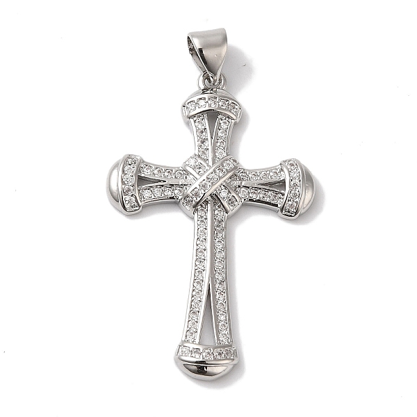 PandaHall Rack Plating Brass Micro Pave Clear Cubic Zirconia Pendants, Long-Lasting Plated, Lead Free & Cadmium Free, Cross, Platinum...
PandaHall Rack Plating Brass Micro Pave Clear Cubic Zirconia Pendants, Long-Lasting Plated, Lead Free & Cadmium Free, Cross, Platinum...