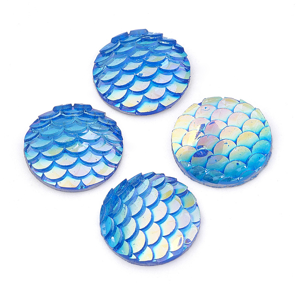 PandaHall Resin Cabochons, Flat Round with Mermaid Fish Scale, Deep Sky Blue, 12x3mm Resin Flat Round Blue
PandaHall Resin Cabochons, Flat Round with Mermaid Fish Scale, Deep Sky Blue, 12x3mm Resin Flat Round Blue
