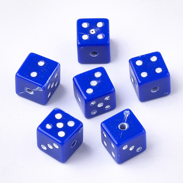 PandaHall Acrylic Beads, Dice, Blue, 7.5x7.5x7.5mm, Hole: 1.5mm, about 1000pcs/500g Acrylic Cube Blue
PandaHall Acrylic Beads, Dice, Blue, 7.5x7.5x7.5mm, Hole: 1.5mm, about 1000pcs/500g Acrylic Cube Blue