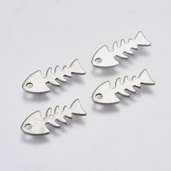 PandaHall 201 Stainless Steel Pendants, Fishbone, Stainless Steel Color, 17.5x7.5x0.8mm, Hole: 1.5mm 201 Stainless Steel Others
PandaHall 201 Stainless Steel Pendants, Fishbone, Stainless Steel Color, 17.5x7.5x0.8mm, Hole: 1.5mm 201 Stainless Steel Others