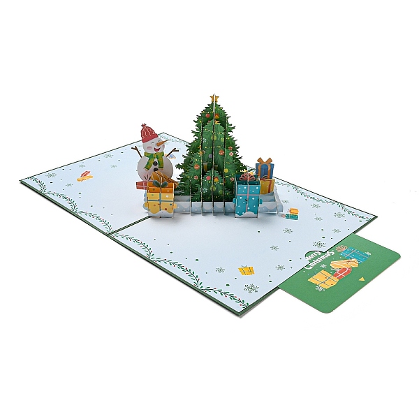 PandaHall 3D Pop Up Paper Greeting Card, with Rectangle Envelope, Christmas Day Invitation Card, Christmas Tree, 300x200x105mm Paper...
PandaHall 3D Pop Up Paper Greeting Card, with Rectangle Envelope, Christmas Day Invitation Card, Christmas Tree, 300x200x105mm Paper...