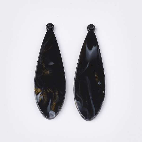 PandaHall Cellulose Acetate(Resin) Big Pendants, Teardrop, Black, 51x16x2.5mm, Hole: 1.4mm Cellulose Acetate Teardrop Black
PandaHall Cellulose Acetate(Resin) Big Pendants, Teardrop, Black, 51x16x2.5mm, Hole: 1.4mm Cellulose Acetate Teardrop Black