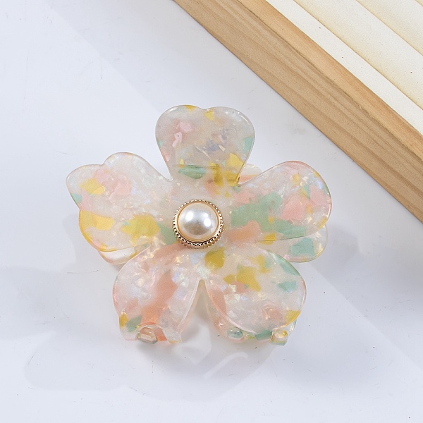 PandaHall PVC Claw Hair Clips for Women, with Plastic Beads, Flower, Gold, 67x77x51mm PVC Flower Gold
PandaHall PVC Claw Hair Clips for Women, with Plastic Beads, Flower, Gold, 67x77x51mm PVC Flower Gold