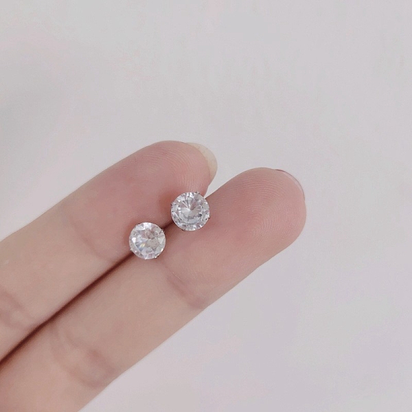 PandaHall Alloy with Cubic Zirconia Stud Earrings, Flat Round, Clear, 23x23mm Cubic Zirconia Flat Round Clear
PandaHall Alloy with Cubic Zirconia Stud Earrings, Flat Round, Clear, 23x23mm Cubic Zirconia Flat Round Clear