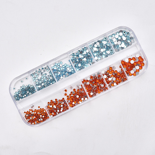 PandaHall Glass Rhinestone Cabochons, Nail Art Decoration Accessories, Half Round, Mixed Color, 1.5~4x1~1.5mm, about 0.6g/compartment Glass..., Multicolor
PandaHall Glass Rhinestone Cabochons, Nail Art Decoration Accessories, Half Round, Mixed Color, 1.5~4x1~1.5mm, about 0.6g/compartment Glass..., Multicolor