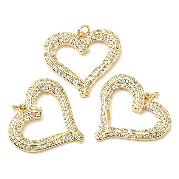PandaHall Rack Plating Brass Micro Pave Cubic Zirconia Pendants, with Jump Ring, Long-Lasting Plated, Lead Free & Cadmium Free, Heart, Real..., Clear
PandaHall Rack Plating Brass Micro Pave Cubic Zirconia Pendants, with Jump Ring, Long-Lasting Plated, Lead Free & Cadmium Free, Heart, Real..., Clear