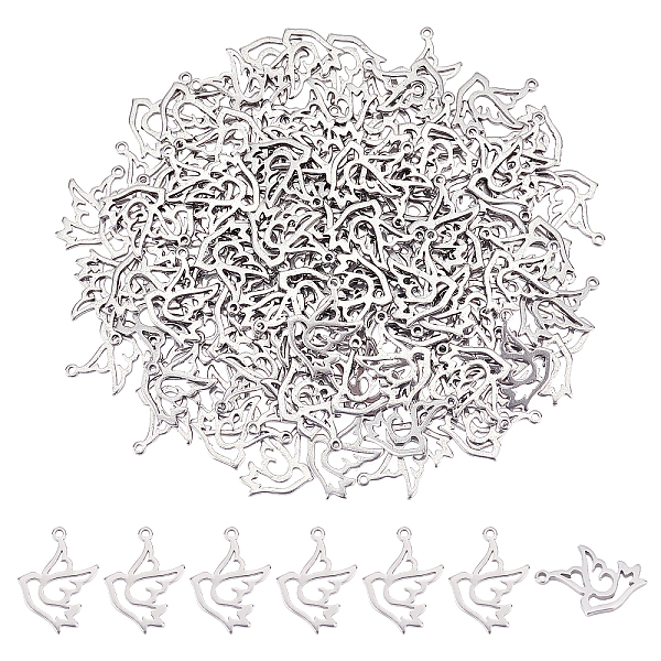 PandaHall DICOSMETIC 120Pcs Stainless Steel Bird Pendants Hollow Style Jewelry Making Charms Dove Pendant for Necklace Bracelets Earrings...
PandaHall DICOSMETIC 120Pcs Stainless Steel Bird Pendants Hollow Style Jewelry Making Charms Dove Pendant for Necklace Bracelets Earrings...