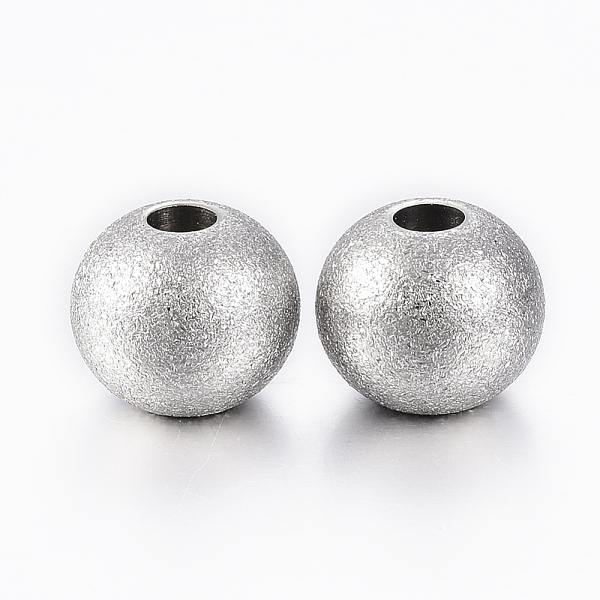 PandaHall 202 Stainless Steel Textured Beads, Rondelle, Stainless Steel Color, 10x8.5mm, Hole: 3mm 202 Stainless Steel Rondelle
PandaHall 202 Stainless Steel Textured Beads, Rondelle, Stainless Steel Color, 10x8.5mm, Hole: 3mm 202 Stainless Steel Rondelle