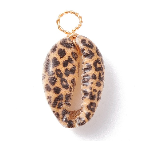PandaHall Natural Cowire Shell Pendants, with Real 18K Gold Plated Copper Findings, Mixed Color, 23.5~26.5x11.5~13.5x5.5~7mm, Hole: 3.4~4mm..., Multicolor
PandaHall Natural Cowire Shell Pendants, with Real 18K Gold Plated Copper Findings, Mixed Color, 23.5~26.5x11.5~13.5x5.5~7mm, Hole: 3.4~4mm..., Multicolor