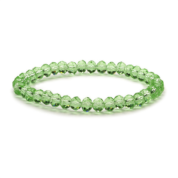 PandaHall Fashionable Faceted Rondelle Glass Beads Stretch Bracelets for Women Girls Gift Glass Rondelle
PandaHall Fashionable Faceted Rondelle Glass Beads Stretch Bracelets for Women Girls Gift Glass Rondelle