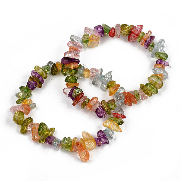 PandaHall Unisex Synthetic Crackle Quartz Chips Beads Stretch Bracelets, Dyed & Heated, Inner Diameter: 1-3/4~2 inch(4.5~5cm) Crackle Quartz
PandaHall Unisex Synthetic Crackle Quartz Chips Beads Stretch Bracelets, Dyed & Heated, Inner Diameter: 1-3/4~2 inch(4.5~5cm) Crackle Quartz