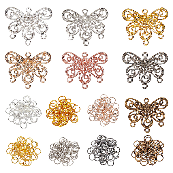 PandaHall Olycraft DIY Tassel Pendants Making Kits,Including Butterfly Iron Filigree Chandelier Components Links & Jump Rings, Aluminum Wire...
PandaHall Olycraft DIY Tassel Pendants Making Kits,Including Butterfly Iron Filigree Chandelier Components Links & Jump Rings, Aluminum Wire...