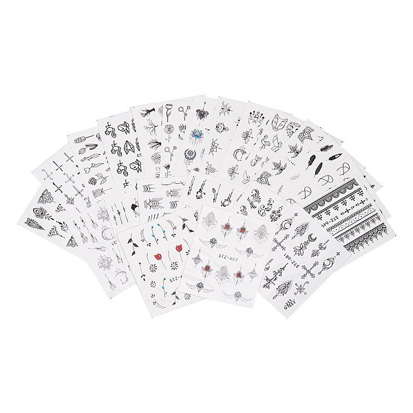 PandaHall Nail Decals Stickers, Self-Adhesive Abstract Lady Face Cross Feather Nail Design Art, for Nail Toenails Tips Decorations, Black...
PandaHall Nail Decals Stickers, Self-Adhesive Abstract Lady Face Cross Feather Nail Design Art, for Nail Toenails Tips Decorations, Black...