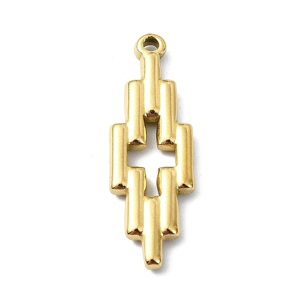 PandaHall Ion Plating(IP) 304 Stainless Steel Pendants, Rhombus Charm, Real 18K Gold Plated, 18x9x2mm, Hole: 1.5mm 304 Stainless Steel...
PandaHall Ion Plating(IP) 304 Stainless Steel Pendants, Rhombus Charm, Real 18K Gold Plated, 18x9x2mm, Hole: 1.5mm 304 Stainless Steel...