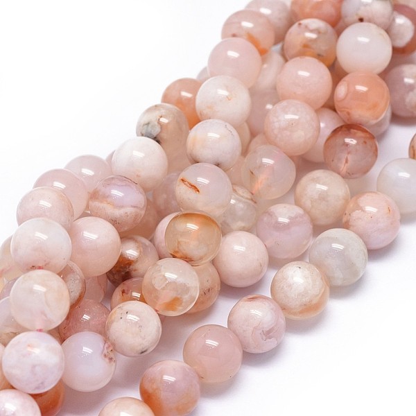 PandaHall Natural Cherry Blossom Agate Beads Strands, Round, 10mm, Hole: 0.8mm, about 37pcs/strand, 15.5 inch(39cm) Cherry Blossom Agate...
PandaHall Natural Cherry Blossom Agate Beads Strands, Round, 10mm, Hole: 0.8mm, about 37pcs/strand, 15.5 inch(39cm) Cherry Blossom Agate...