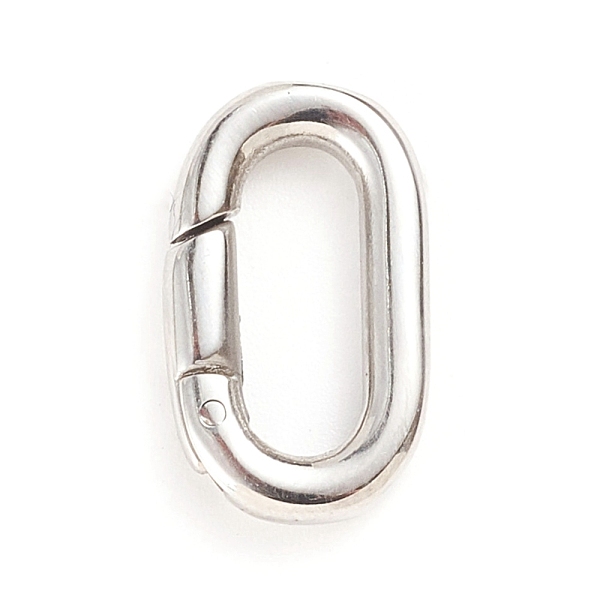 PandaHall 304 Stainless Steel Spring Gate Rings, Oval Rings, Stainless Steel Color, 9 Gauge, 17.5x10x3mm, Inner Diameter: 12x4.5mm 304...
PandaHall 304 Stainless Steel Spring Gate Rings, Oval Rings, Stainless Steel Color, 9 Gauge, 17.5x10x3mm, Inner Diameter: 12x4.5mm 304...