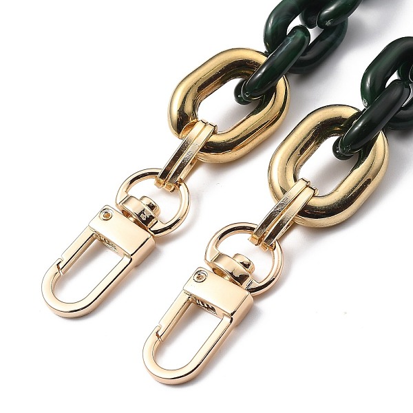 PandaHall Bag Handles, with Acrylic & CCB Plastic Linking Rings and Zinc Alloy Swivel Clasps, for Bag Straps Replacement Accessories, Dark...
PandaHall Bag Handles, with Acrylic & CCB Plastic Linking Rings and Zinc Alloy Swivel Clasps, for Bag Straps Replacement Accessories, Dark...