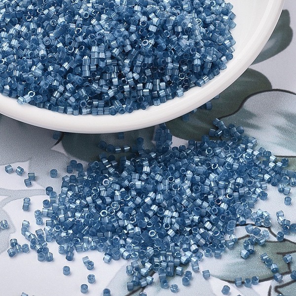 PandaHall MIYUKI Delica Beads, Cylinder, Japanese Seed Beads, 11/0, (DB1811) Dyed Dusk Blue Silk Satin, 1.3x1.6mm, Hole: 0.8mm, about...
PandaHall MIYUKI Delica Beads, Cylinder, Japanese Seed Beads, 11/0, (DB1811) Dyed Dusk Blue Silk Satin, 1.3x1.6mm, Hole: 0.8mm, about...