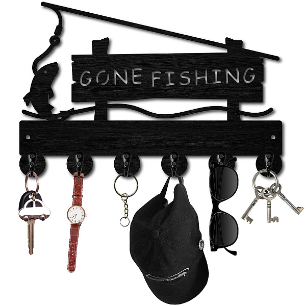 PandaHall Black Wood & Iron Wall Mounted Hook Hangers, Decorative Organizer Rack, with 2Pcs Screws & 1Pc Screwdriver, 6 Hooks for Bag...
PandaHall Black Wood & Iron Wall Mounted Hook Hangers, Decorative Organizer Rack, with 2Pcs Screws & 1Pc Screwdriver, 6 Hooks for Bag...