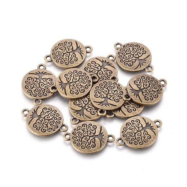 PandaHall Tibetan Style Alloy Links connectors, Flat Round with Tree of Life, Cadmium Free & Nickel Free & Lead Free, Antique Bronze...
PandaHall Tibetan Style Alloy Links connectors, Flat Round with Tree of Life, Cadmium Free & Nickel Free & Lead Free, Antique Bronze...