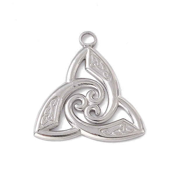 PandaHall 304 Stainless Steel Pendants, Trinity Knot Charms, Stainless Steel Color, 26.5x25x2mm, Hole: 2.9mm 304 Stainless Steel Others
PandaHall 304 Stainless Steel Pendants, Trinity Knot Charms, Stainless Steel Color, 26.5x25x2mm, Hole: 2.9mm 304 Stainless Steel Others