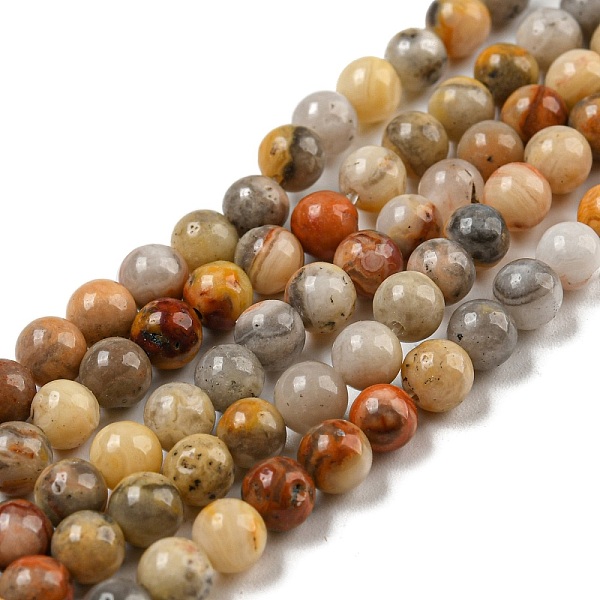 PandaHall Natural Crazy Lace Agate Round Bead Strands, 4mm, Hole: 1mm, about 46pcs/strand, 7.5 inch Crazy Agate Round
PandaHall Natural Crazy Lace Agate Round Bead Strands, 4mm, Hole: 1mm, about 46pcs/strand, 7.5 inch Crazy Agate Round