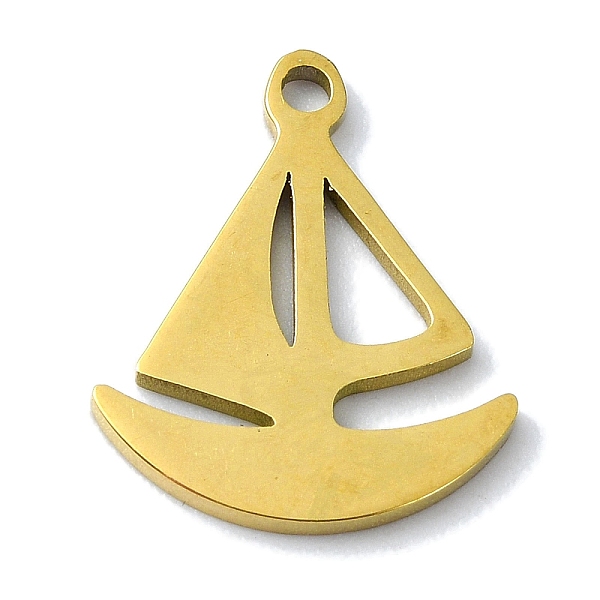 PandaHall 304 Stainless Steel Pendants, Laser Cut, Sailboat Charms, Golden, 15.5x13x1mm, Hole: 1mm 304 Stainless Steel Sailboat
PandaHall 304 Stainless Steel Pendants, Laser Cut, Sailboat Charms, Golden, 15.5x13x1mm, Hole: 1mm 304 Stainless Steel Sailboat