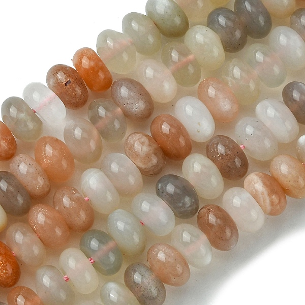 PandaHall Natural Multi-Moonstone Beads Strands, Rondelle, 8~8.5x4.5~5mm, Hole: 0.8mm, about 84pcs/strand, 15.94''(40.5cm) Multi-Moonstone...
PandaHall Natural Multi-Moonstone Beads Strands, Rondelle, 8~8.5x4.5~5mm, Hole: 0.8mm, about 84pcs/strand, 15.94''(40.5cm) Multi-Moonstone...