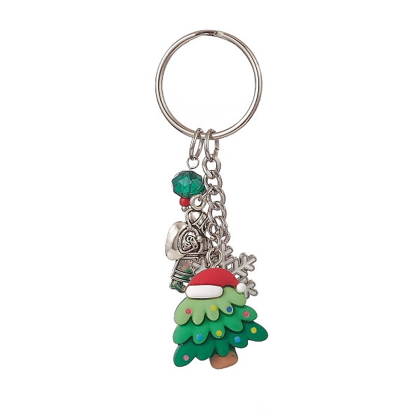 PandaHall Christmas Theme Resin Keychains, with Alloy Enamel Pendants and Glass Beads and Iron Rings, Snowflake & Christmas Tree, Platinum...
PandaHall Christmas Theme Resin Keychains, with Alloy Enamel Pendants and Glass Beads and Iron Rings, Snowflake & Christmas Tree, Platinum...